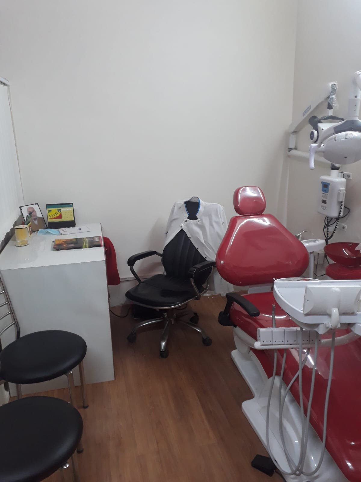 Modern dental clinic reception